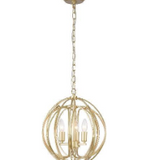 LAMP- CIRCULAR GOLD