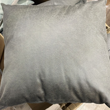 COJÍN GRIS GAMUZADO MATE